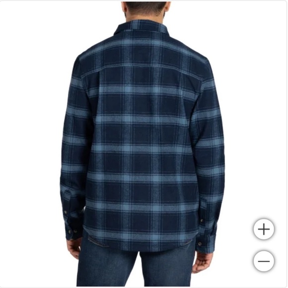 NWT Colorado Clothing Men Flannel BLUE - size XL - Picture 3 of 4